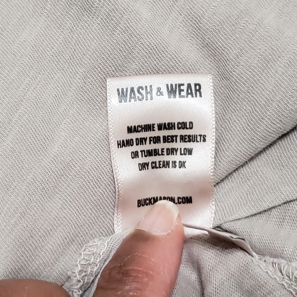 Buck Mason Mens Cotton Knit Crewneck T-Shirt Clay Venice Wash USA Sz Medium - Picture 10 of 10